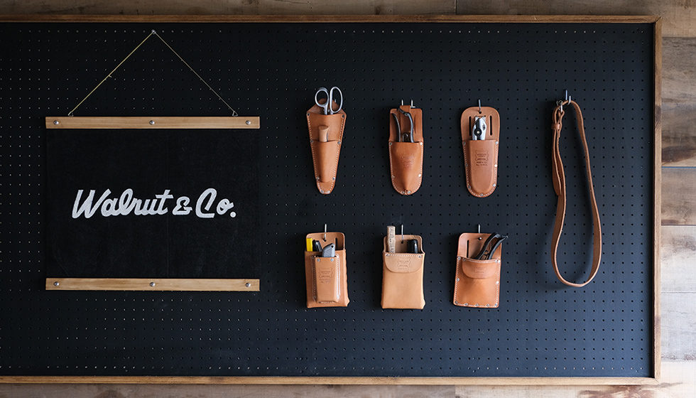 Walnut & Co. | Heritage Leather Co. | Made in USAの革製ツールケース